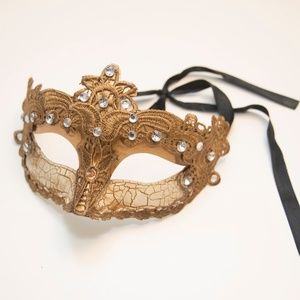 Gold Masquerade Mask